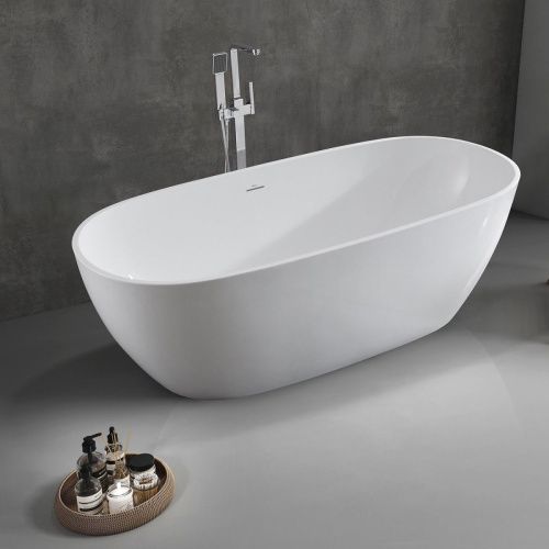 Ванна акриловая Abber AB9263-1.8 180х80 отдельностоящая овальная с каркасом - фото 4