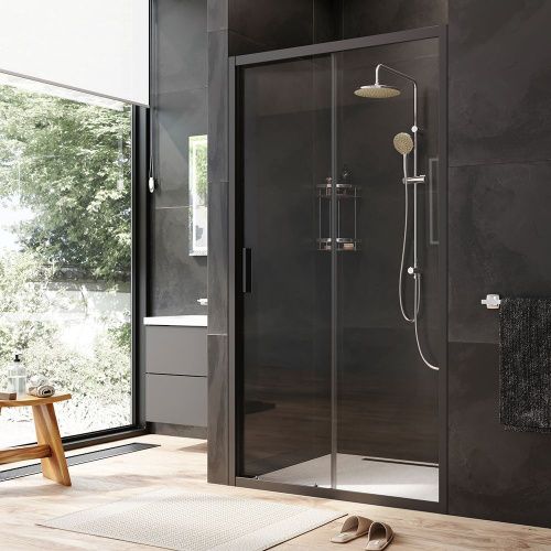 Душевая дверь Am.Pm Gem W90G-110-1-195BT 110х195 стекло прозрачное профиль черный