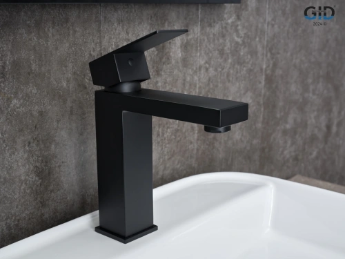 Смеситель Gid Cascada SS979BMK на раковину черный - фото 2