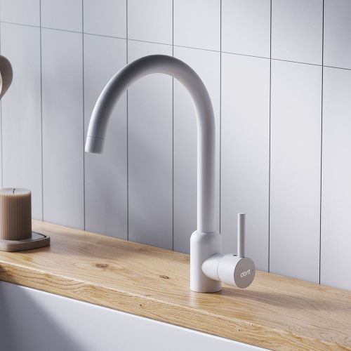 Смеситель для кухни Dorff Logic D3007033 на мойку белый
