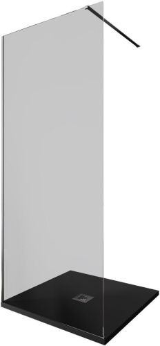 Душевая перегородка Allen Brau Infinity 3.21008.BA.T 90х200 стекло тонированное профиль серебро - фото 2