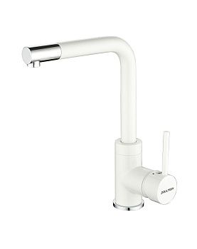 Смеситель для кухни Paulmark HONNER Ho212018-WH на мойку белый