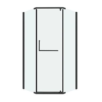 Душевой уголок Grossman Pragma 302.K33.03.1010.42.00 100х100 стекло прозрачное профиль графит без поддона