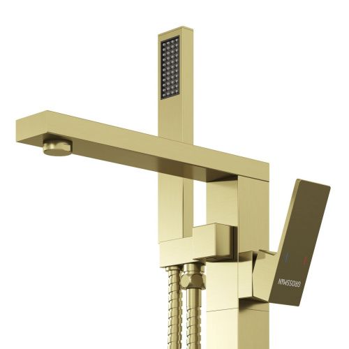 Смеситель Grossman Falcon 530.K35.08.320 напольный золото - фото 5