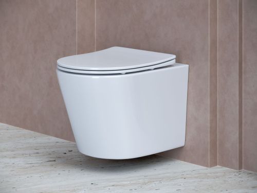 Инсталляция с кнопкой + унитаз + шумоизоляция Ceramica Nova CN6000_1002W_1000 - фото 2