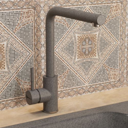 Смеситель для кухни Uperwood Quartz UPD-04-03 UPD-Q-04-03 на мойку серый - фото 4