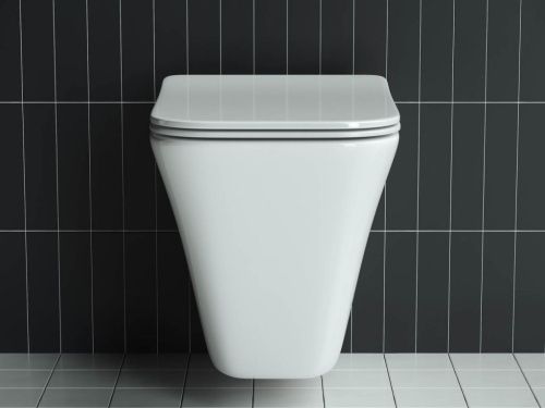 Унитаз подвесной Ceramica Nova MONO CN1902 белый с сиденьем микролифт безободковый душевой смыв - фото 3