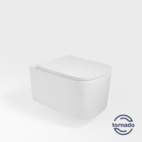 Унитаз подвесной Vincea Ultra VT1-32T белый с сиденьем микролифт безободковый смыв торнадо - фото 4