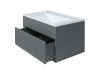 Тумба под раковину Uperwood Lotus 39340205462 80х50 подвесная цвет серый