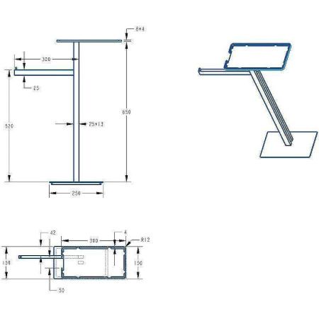 Стойка с аксессуарами Boheme 10952-GM