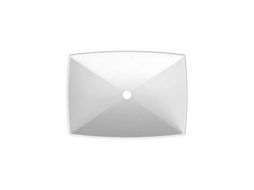 Раковина из сантехнического фаянса Scarabeo Thin-Line 8046 60х50 накладная цвет белый