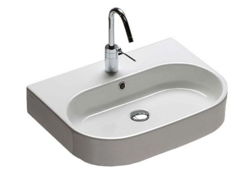 Раковина из сантехнического фаянса Hatria AREA Y0UH01 60х50 подвесная цвет белый