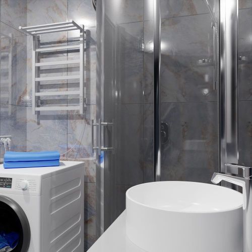 Полотенцесушитель электрический Altasan ПарусПроф ПарусПроф8050ПБМ 55х80 белый - фото 2