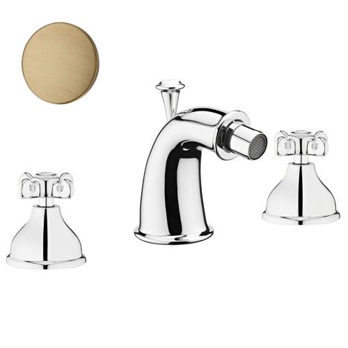 Смеситель Webert Ottocento OT710202065 на биде бронза - фото 2