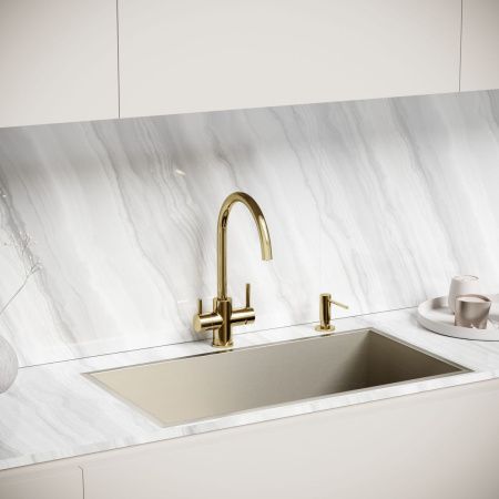 Смеситель для кухни Sancos Taper SC4012ZG на мойку золото