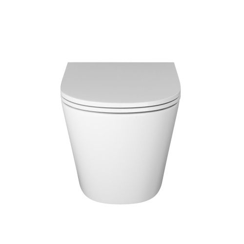 Унитаз подвесной Grossman Торнадо GR-4403SQ белый с сиденьем микролифт безободковый смыв торнадо - фото 2