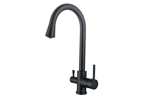 Смеситель для кухни Aquatek ВЕГА AQ1085MB на мойку черный