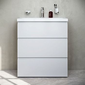 Тумба под раковину Am.Pm Gem S M91FSX0752WG 80х40 напольная цвет белый