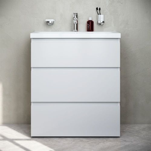 Тумба под раковину Am.Pm Gem S M91FSX0752WG 80х40 напольная цвет белый