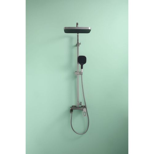 Душевая стойка Raglo R51 R51.24.09 настенная цвет серый - фото 3