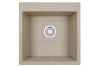 Кухонная мойка Granula 5102, ПЕСОК 50х50 цвет бежевый поверхность матовая