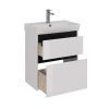 Тумба под раковину LeMark Combi LM03C60T-black 60х30 напольная цвет белый
