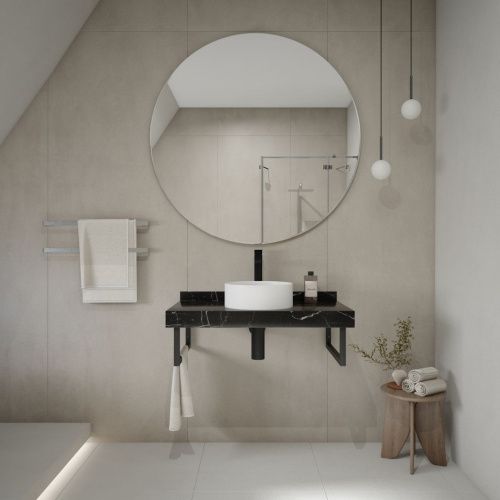 Столешница Teymi Helmi T150309 90х50 подвесная цвет черный - фото 5