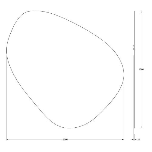 Зеркало Evoform Primary BY 0117 100х100 подвесное - фото 2