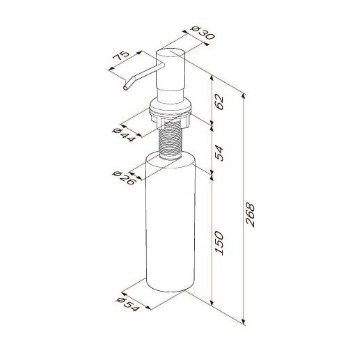 Дозатор Am.Pm X-Joy A8437111 - фото 5