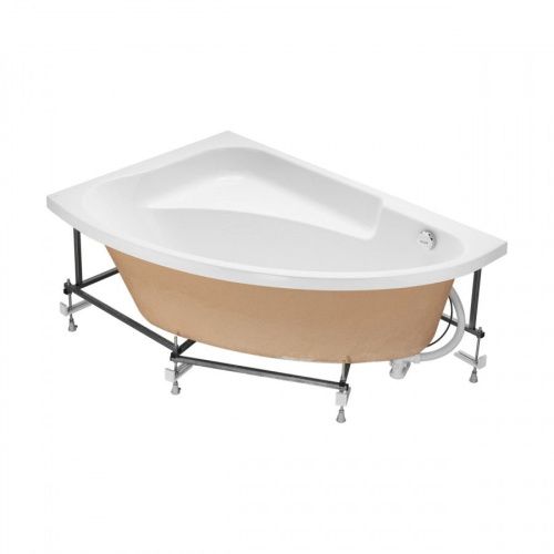 Ванна акриловая Santek Гоа 1WH112033 150х100 пристенная асимметричная без каркаса - фото 3