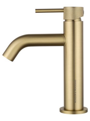 Смеситель Wonzon & Woghand WW-H1061-BG на раковину золото - фото 2