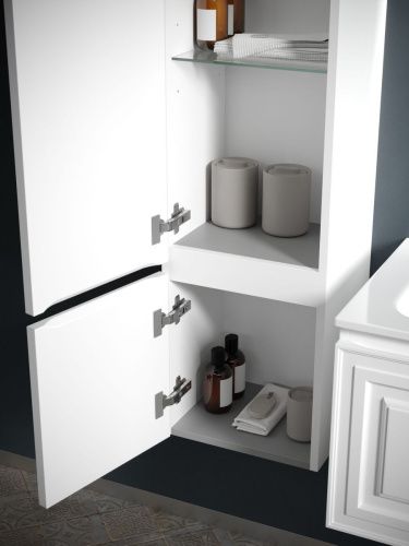 Шкаф-пенал Sancos Very PVR35LW 40х160 подвесной цвет белый - фото 4