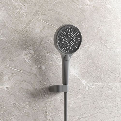 Душевая система Vincea VSFW-2F12TGM встраиваемая в стену цвет вороненая сталь с термостатом - фото 3