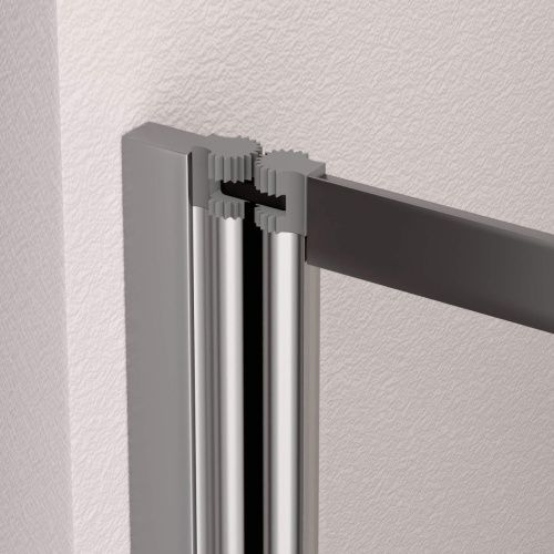 Душевая шторка на ванну RGW Screens 03114010-11 100х150 стекло прозрачное профиль хром ориентация универсальная - фото 4