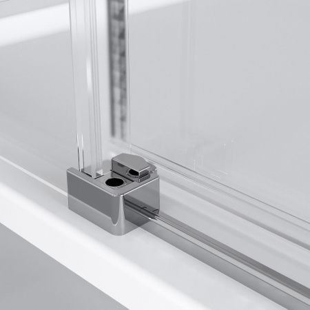 Душевой уголок Niagara Nova NG-6630-34 100х100 стекло прозрачное профиль хром без поддона