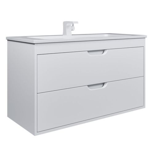 Тумба с раковиной Uperwood UPD Modul 393020552 100х50 цвет белый - фото 5