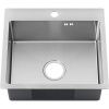 Кухонная мойка Melana ProfLine MLN-R5045H 50х45 цвет серый поверхность матовая