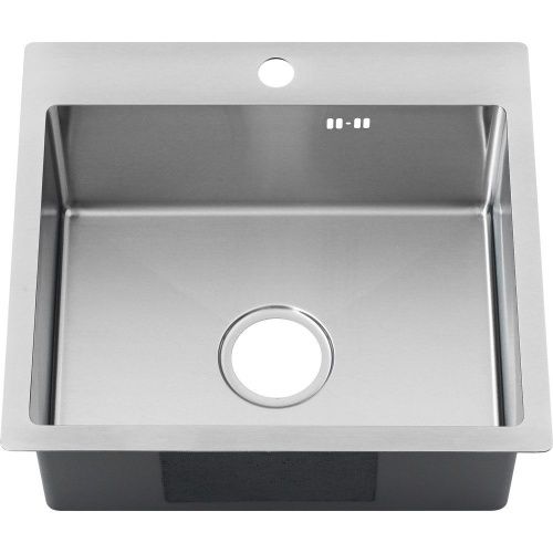 Кухонная мойка Melana ProfLine MLN-R5045H 50х45 цвет серый поверхность матовая - фото 5