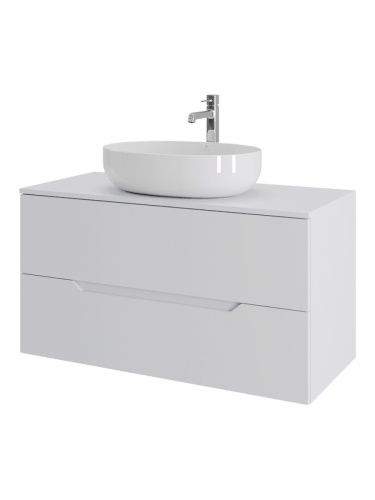 Тумба с раковиной Orange Line Li-100TuwMDF+B05-520W 100х50