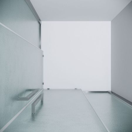 Душевой уголок Grossman Cosmo 300.K33.02.8080.10.02 80х80 стекло текстурное профиль хром без поддона