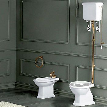 Высокая труба с механизмом слива Simas R01oro