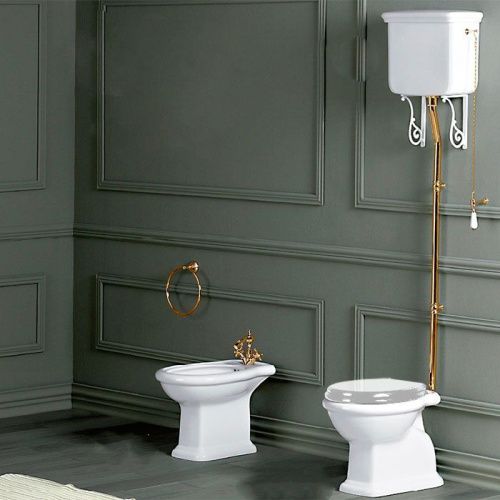 Высокая труба с механизмом слива Simas R01oro