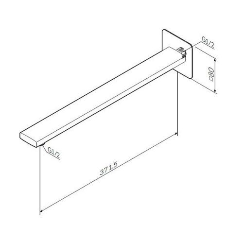 Держатель для душа Am.Pm F0500703 хром - фото 3