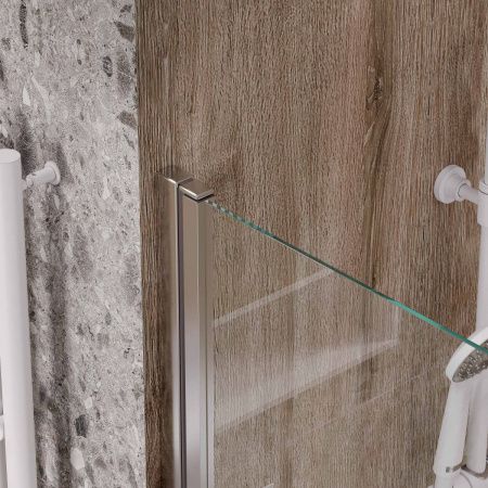 Душевая шторка на ванну Reflexion Slider RX15070CCR-24 70х150 стекло прозрачное профиль хром ориентация универсальная