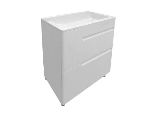 Тумба с раковиной Эстет Kare Luxe ФР-00007071 70х50 напольная цвет белый - фото 2