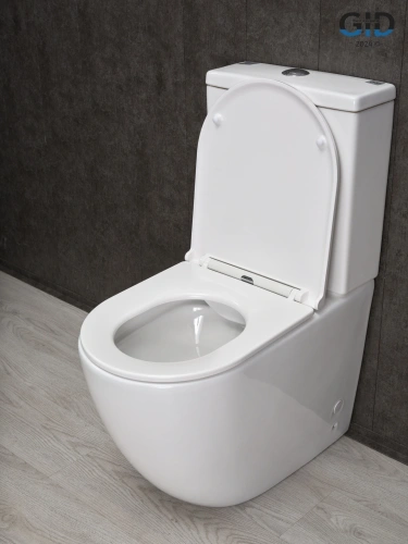 Унитаз напольный с бачком Gid Convexo Tn2188 (62249Y) белый с сиденьем микролифт безободковый - фото 2