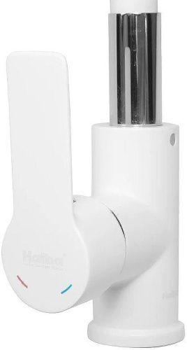 Смеситель для кухни Haiba HB70113-8 на мойку белый/хром - фото 3
