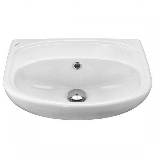 Раковина из сантехнического фарфора Santek Анимо 1WH110493 50х40 подвесная цвет белый - фото 2