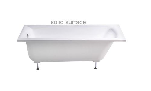 Ванна из искусственного камня Astra-Form Нью-Форм 01010062 180х80 пристенная прямоугольная с ножками - фото 3