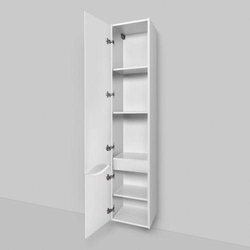 Шкаф-пенал Am.Pm Like M80CHL0356WG 40х180 подвесной цвет белый - фото 5